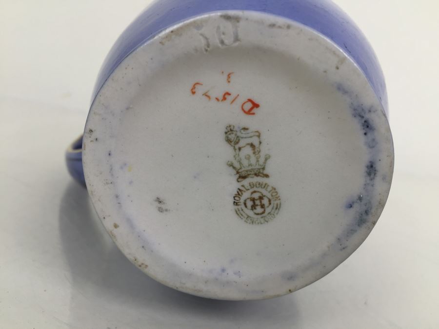 JUST ADDED - Vintage Royal Doulton Motto Proverb Pitcher D 1573 Hand Painted [Photo 10]