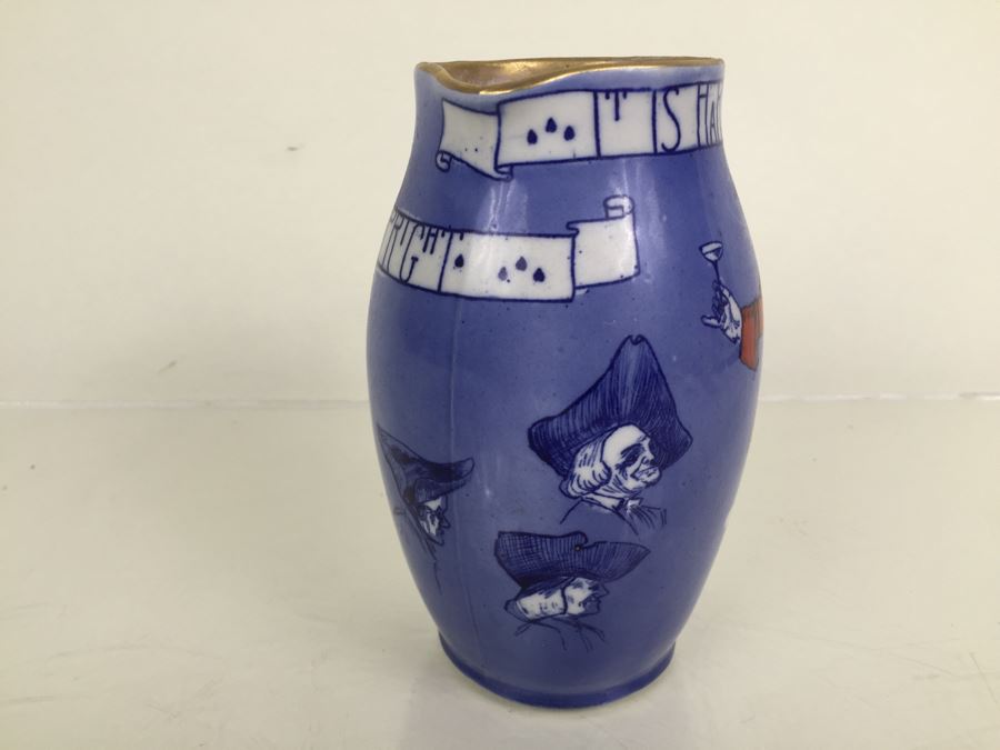 JUST ADDED - Vintage Royal Doulton Motto Proverb Pitcher D 1573 Hand Painted [Photo 5]
