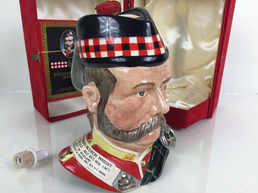 JUST ADDED - Royal Doulton Large William Grant Character Jug Liquor Decanter Empty With Box Limited Edition Of 5,000 [Photo 15]