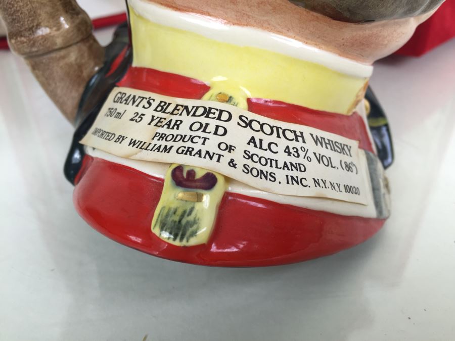JUST ADDED - Royal Doulton Large William Grant Character Jug Liquor Decanter Empty With Box Limited Edition Of 5,000 [Photo 14]