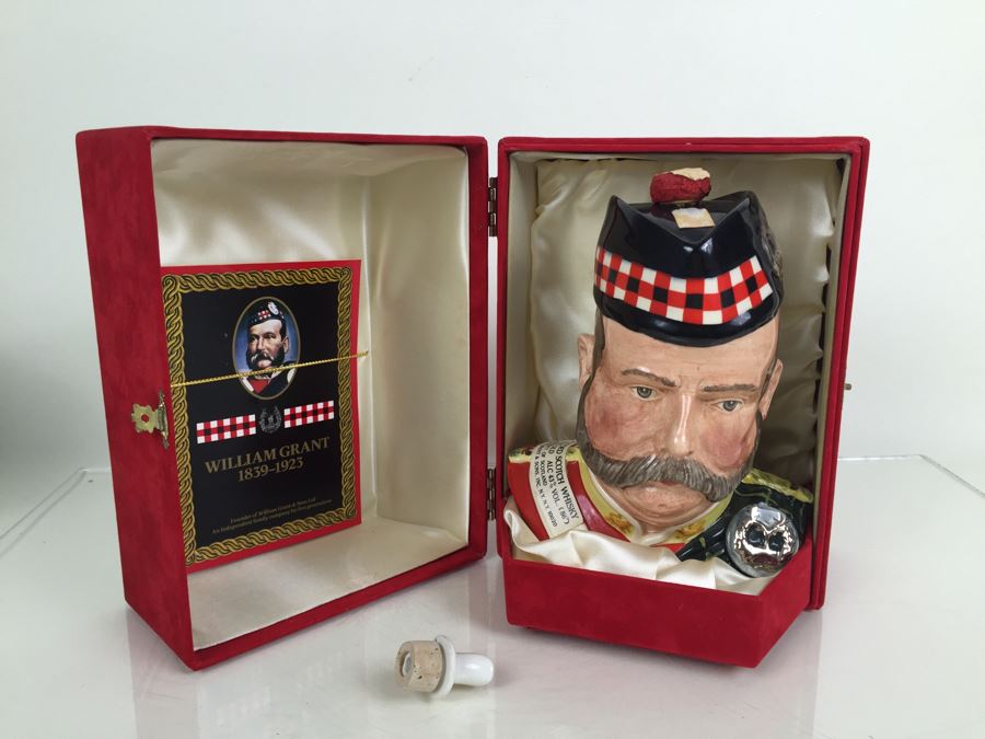 JUST ADDED - Royal Doulton Large William Grant Character Jug Liquor Decanter Empty With Box Limited Edition Of 5,000 [Photo 7]