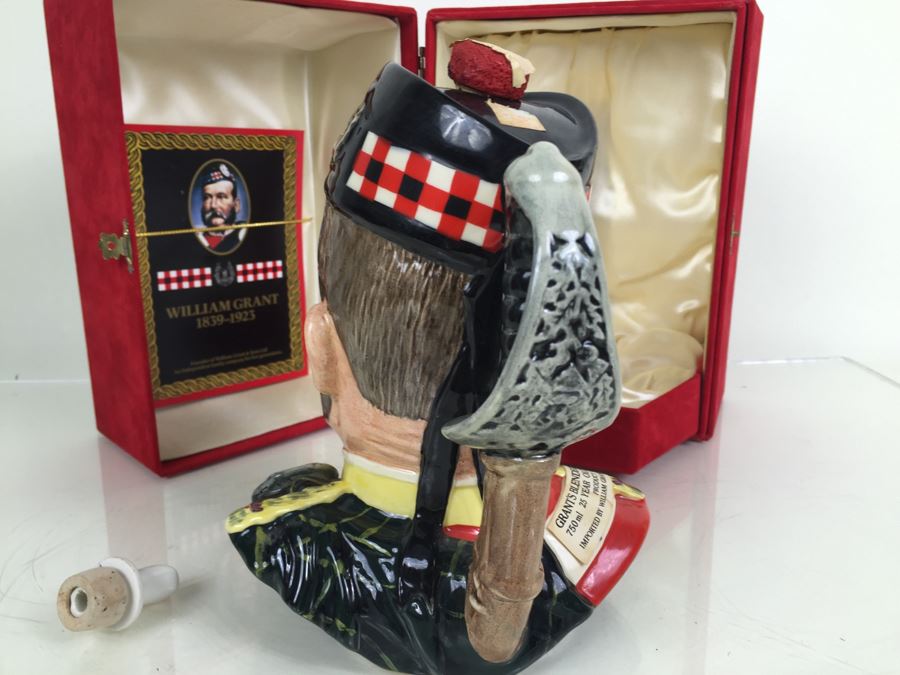 JUST ADDED - Royal Doulton Large William Grant Character Jug Liquor Decanter Empty With Box Limited Edition Of 5,000 [Photo 12]