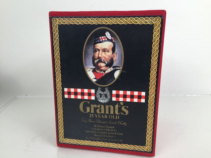 JUST ADDED - Royal Doulton Large William Grant Character Jug Liquor Decanter Empty With Box Limited Edition Of 5,000 [Photo 4]