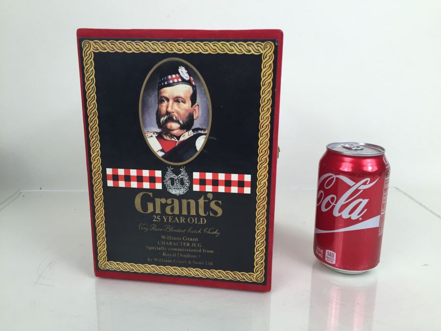 JUST ADDED - Royal Doulton Large William Grant Character Jug Liquor Decanter Empty With Box Limited Edition Of 5,000 [Photo 2]