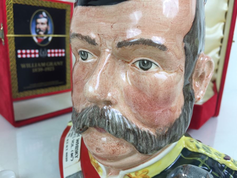 JUST ADDED - Royal Doulton Large William Grant Character Jug Liquor Decanter Empty With Box Limited Edition Of 5,000 [Photo 11]