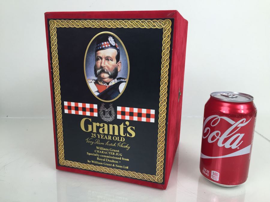 JUST ADDED - Royal Doulton Large William Grant Character Jug Liquor Decanter Empty With Box [Photo 2]