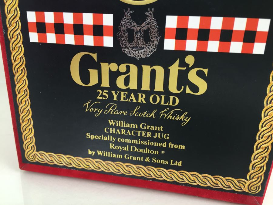 JUST ADDED - Royal Doulton Large William Grant Character Jug Liquor Decanter Empty With Box [Photo 5]