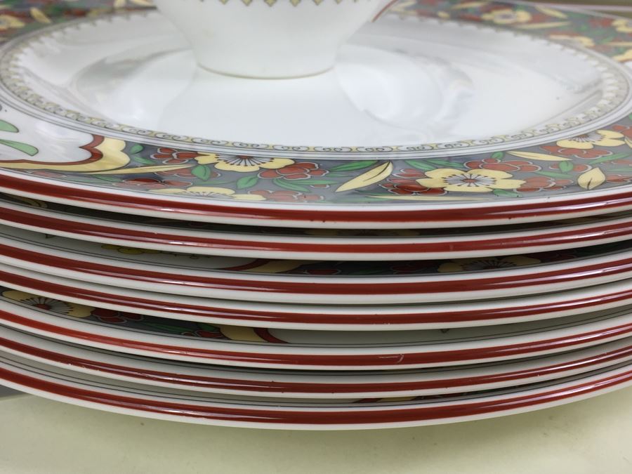 JUST ADDED - Minton Fine Bone China 'Oriental Blossom' Pattern Made In England Royal Doulton China Set [Photo 10]