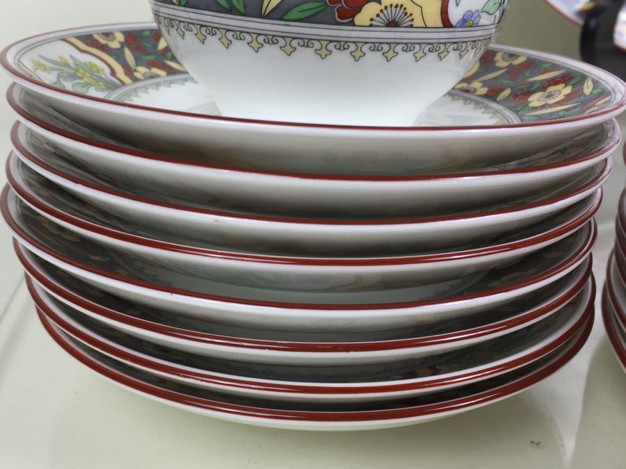 JUST ADDED - Minton Fine Bone China 'Oriental Blossom' Pattern Made In England Royal Doulton China Set [Photo 9]