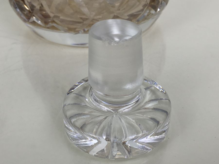 JUST ADDED - (3) Crystal Liquor Decanters With Stoppers [Photo 21]