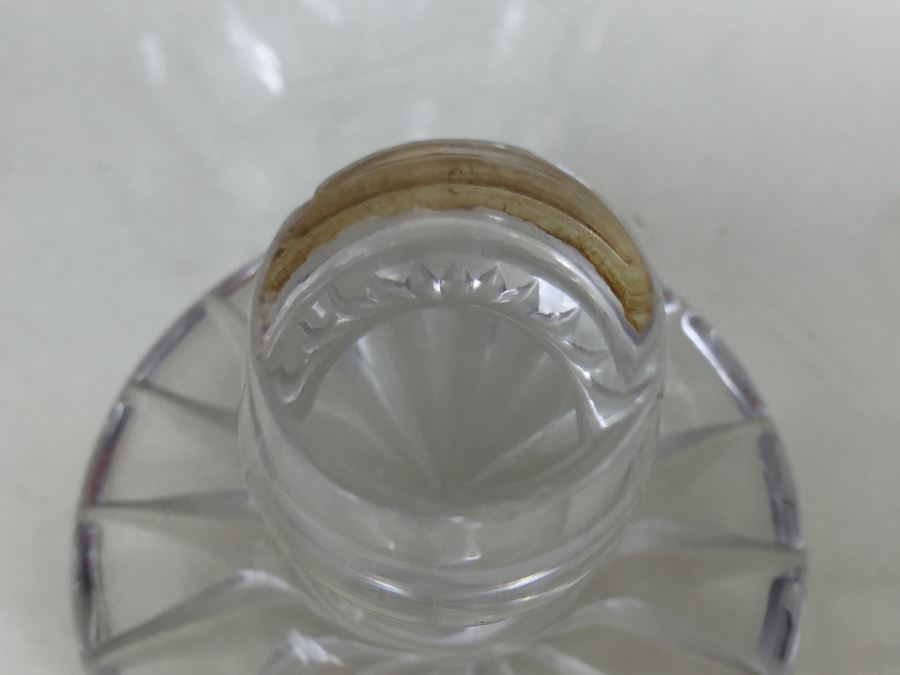 JUST ADDED - (3) Crystal Liquor Decanters With Stoppers [Photo 20]