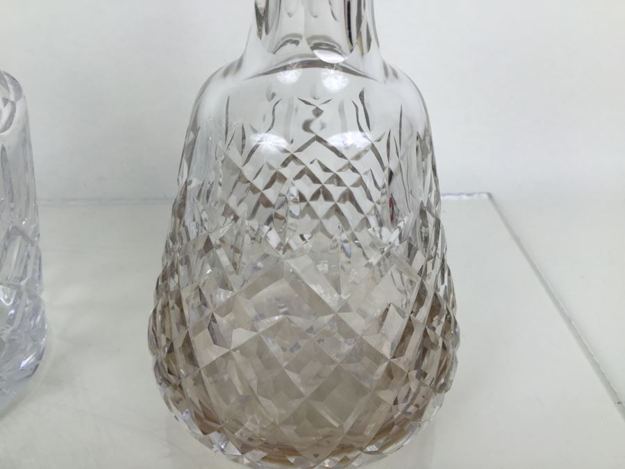 JUST ADDED - (3) Crystal Liquor Decanters With Stoppers [Photo 13]