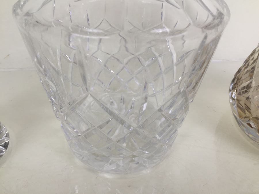 JUST ADDED - (3) Crystal Liquor Decanters With Stoppers [Photo 8]