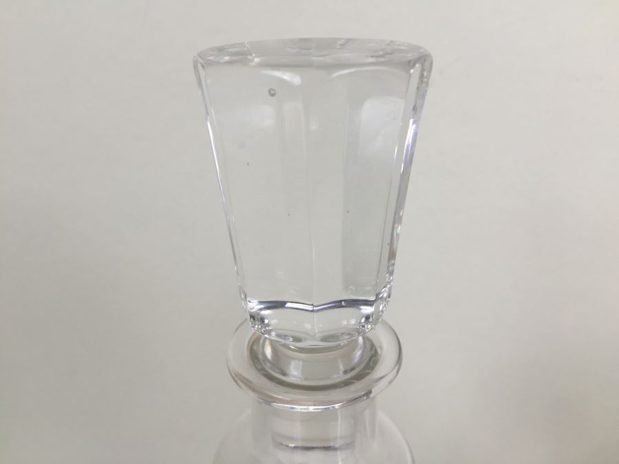 JUST ADDED - (3) Crystal Liquor Decanters With Stoppers [Photo 4]