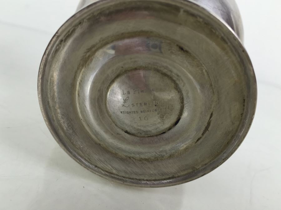 JUST ADDED - Vintage La Pierre Weighted Sterling Silver Creamer And Sugar Bowl [Photo 10]