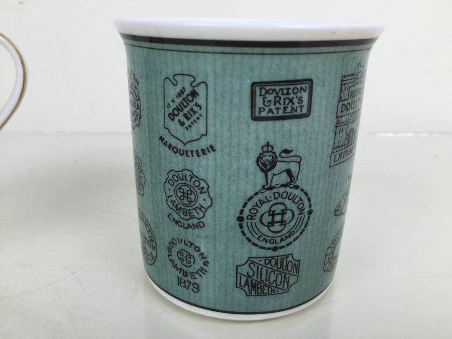 JUST ADDED - Pair Of Royal Doulton Coffee Mugs Cups [Photo 7]