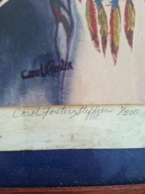 Native American Print 1/500 Signed [Photo 2]