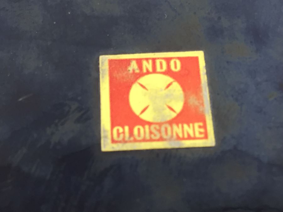 JUST ADDED - Vintage Ando Cloisonne Tray [Photo 3]