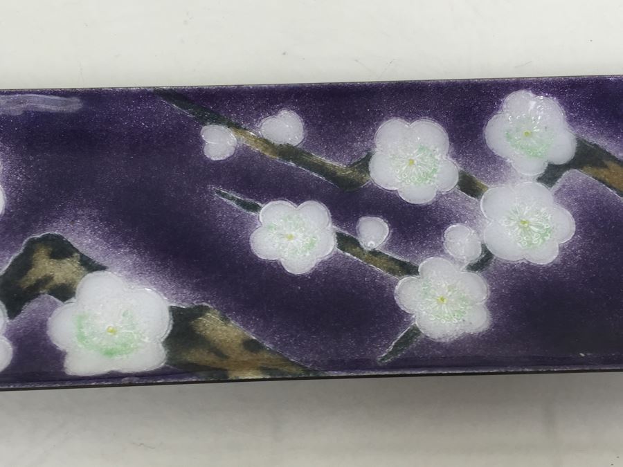 JUST ADDED - Vintage Ando Cloisonne Tray [Photo 4]