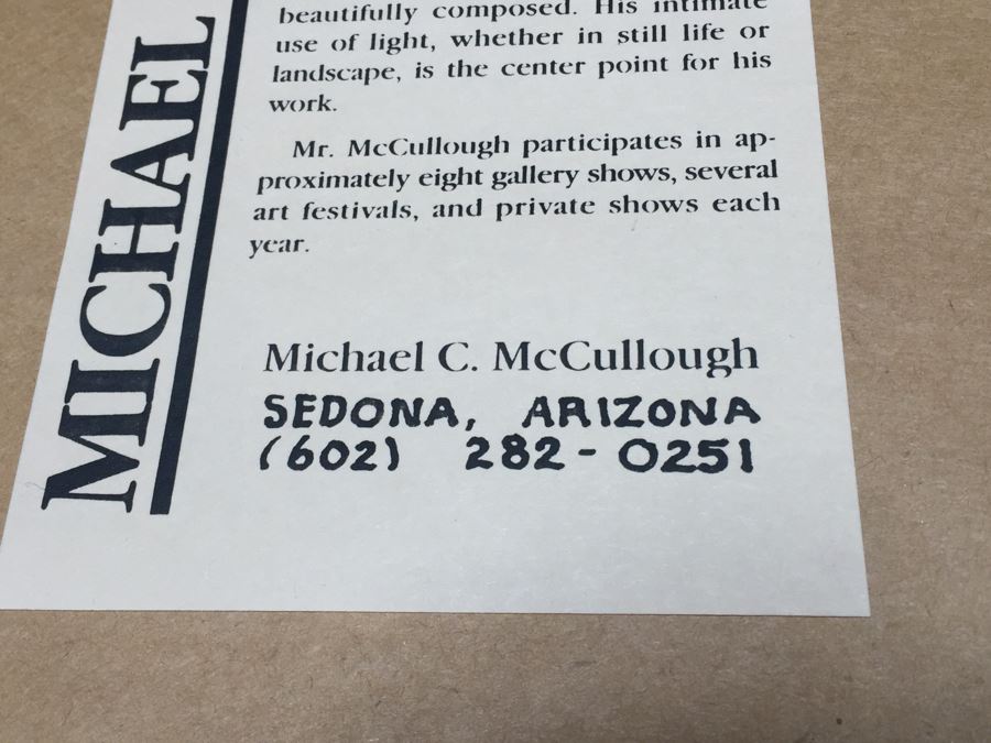 JUST ADDED - Framed And Nicely Matted Signed On Front And Back Limited Edition 224 Of 250 Print Showing Native American Pottery By Michael C. McCullough [Photo 20]