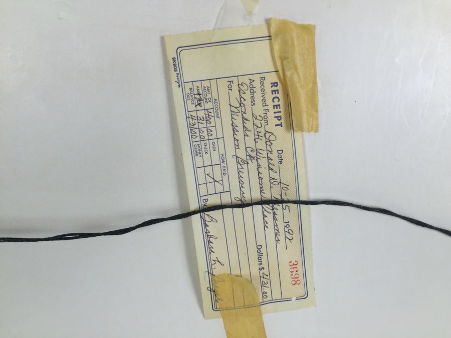 JUST ADDED - Original 3-Panel Watercolor Showing Renovation Of Mission Brewery Plaza Building In San Diego Signed By Barbara Siegal 1989 [Photo 19]