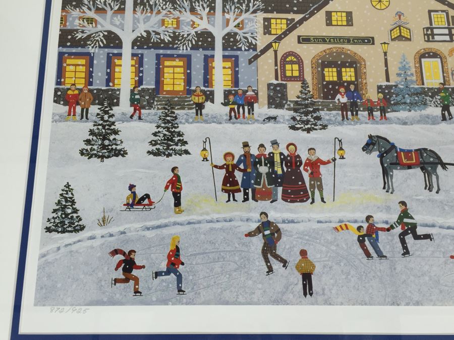 JUST ADDED - Jane Wooster Scott Offset Lithograph Signed By Artist 'A Song For The Season' Limited Edition 872 Of 925 [Photo 2]