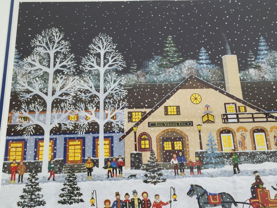 JUST ADDED - Jane Wooster Scott Offset Lithograph Signed By Artist 'A Song For The Season' Limited Edition 872 Of 925 [Photo 8]