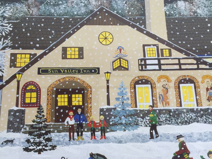 JUST ADDED - Jane Wooster Scott Offset Lithograph Signed By Artist 'A Song For The Season' Limited Edition 872 Of 925 [Photo 9]