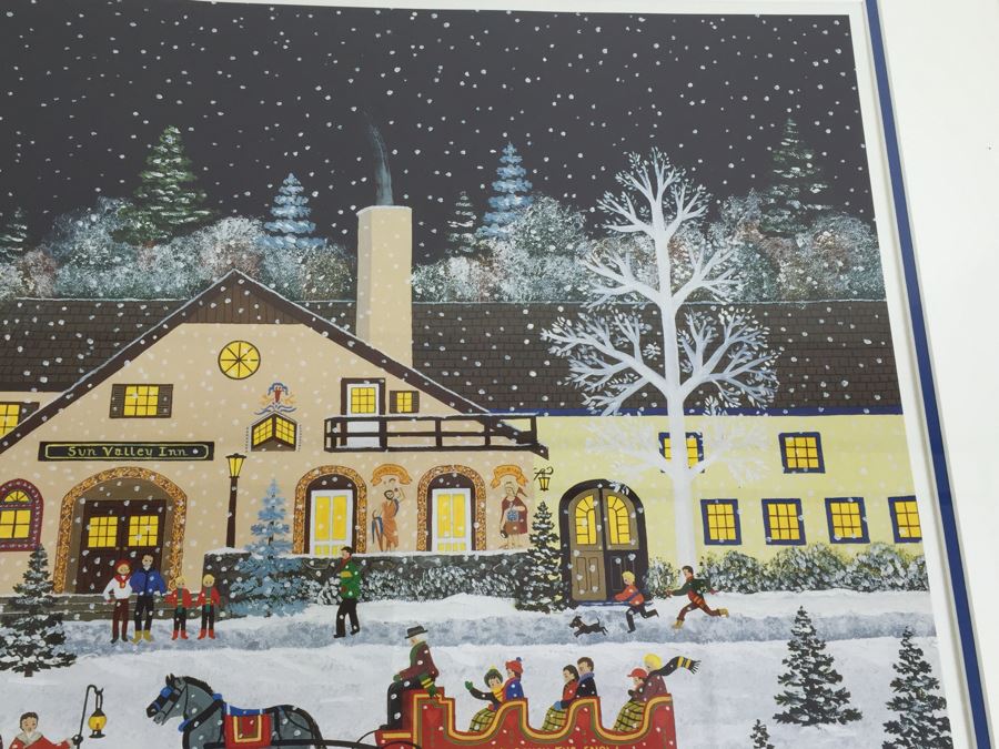 JUST ADDED - Jane Wooster Scott Offset Lithograph Signed By Artist 'A Song For The Season' Limited Edition 872 Of 925 [Photo 7]