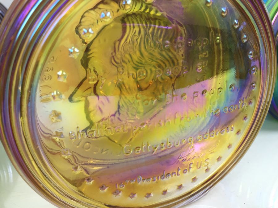 JUST ADDED - (15) Huge Collection Of Wheaton, NJ Presidential Glass Bottles First Edition [Photo 15]