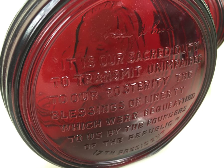 JUST ADDED - (15) Huge Collection Of Wheaton, NJ Presidential Glass Bottles First Edition [Photo 33]