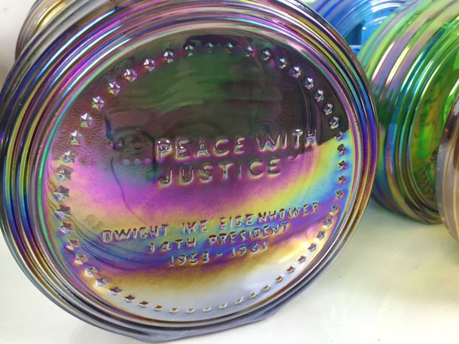 JUST ADDED - (15) Huge Collection Of Wheaton, NJ Presidential Glass Bottles First Edition [Photo 8]