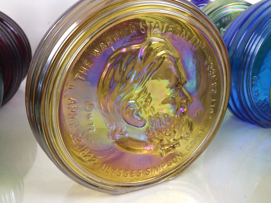 JUST ADDED - (15) Huge Collection Of Wheaton, NJ Presidential Glass Bottles First Edition [Photo 9]