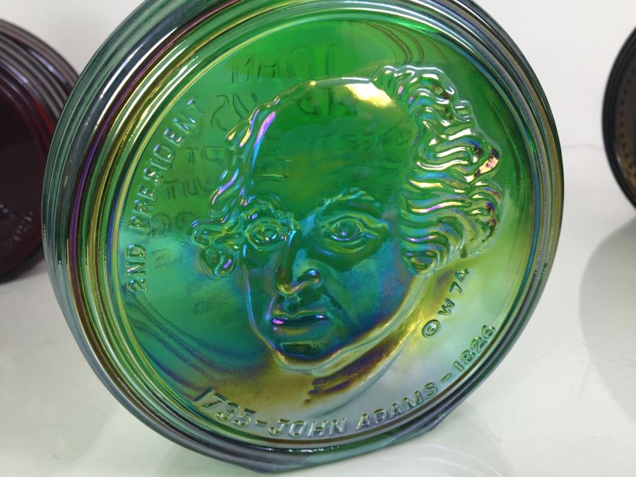 JUST ADDED - (15) Huge Collection Of Wheaton, NJ Presidential Glass Bottles First Edition [Photo 27]