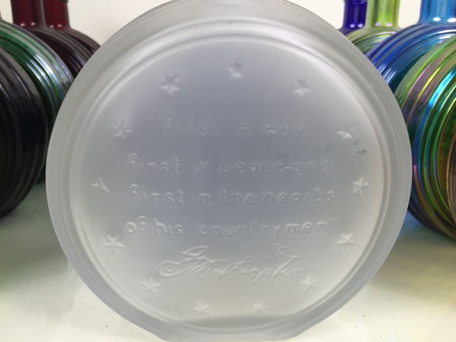 JUST ADDED - (15) Huge Collection Of Wheaton, NJ Presidential Glass Bottles First Edition [Photo 5]