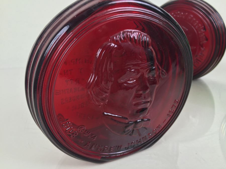 JUST ADDED - (15) Huge Collection Of Wheaton, NJ Presidential Glass Bottles First Edition [Photo 32]
