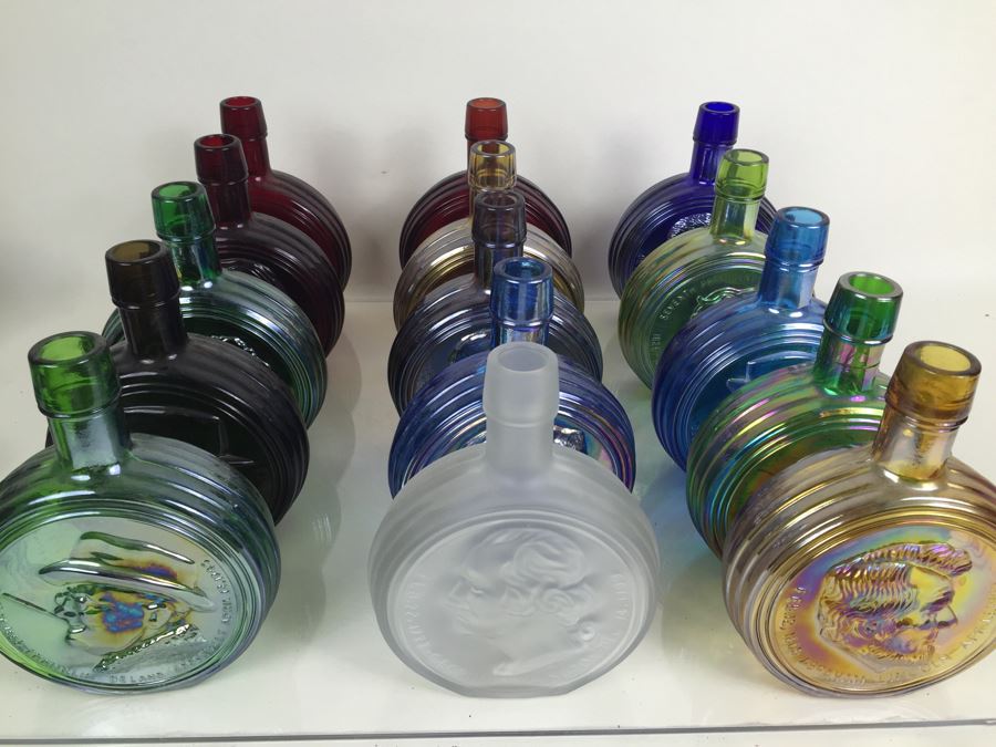 JUST ADDED - (15) Huge Collection Of Wheaton, NJ Presidential Glass Bottles First Edition [Photo 4]
