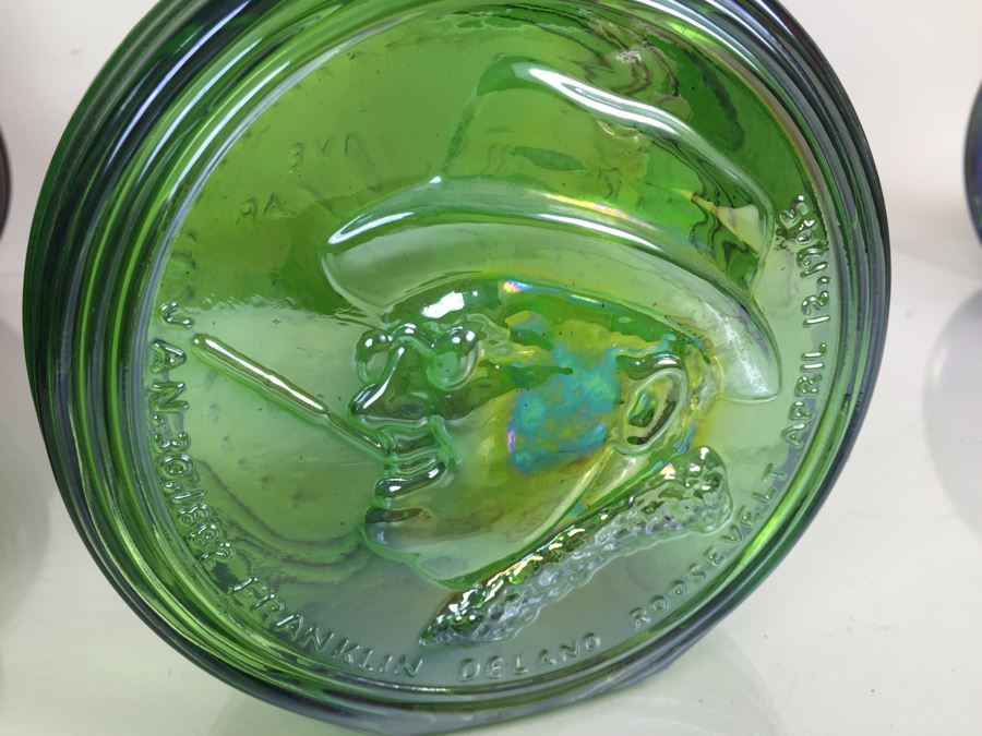 JUST ADDED - (15) Huge Collection Of Wheaton, NJ Presidential Glass Bottles First Edition [Photo 24]