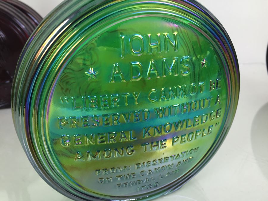 JUST ADDED - (15) Huge Collection Of Wheaton, NJ Presidential Glass Bottles First Edition [Photo 29]