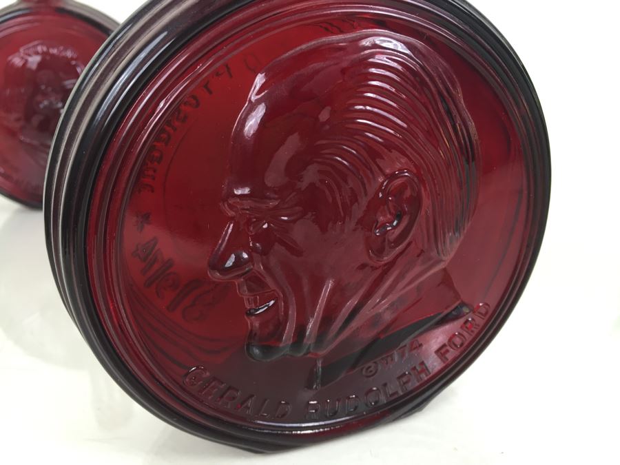 JUST ADDED - (15) Huge Collection Of Wheaton, NJ Presidential Glass Bottles First Edition [Photo 30]