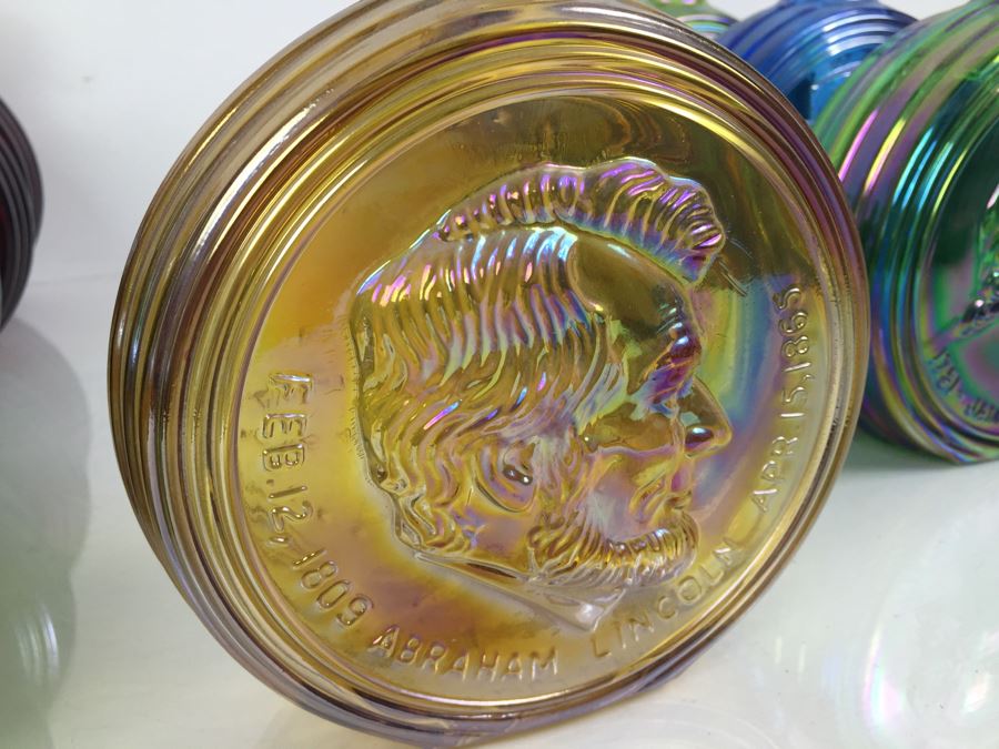 JUST ADDED - (15) Huge Collection Of Wheaton, NJ Presidential Glass Bottles First Edition [Photo 14]