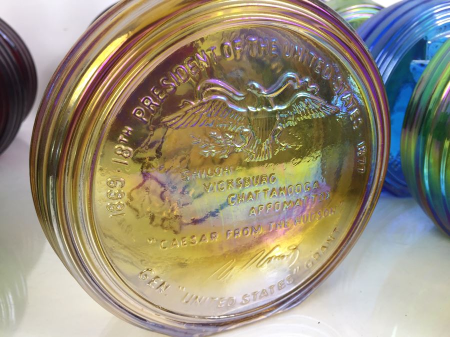 JUST ADDED - (15) Huge Collection Of Wheaton, NJ Presidential Glass Bottles First Edition [Photo 10]