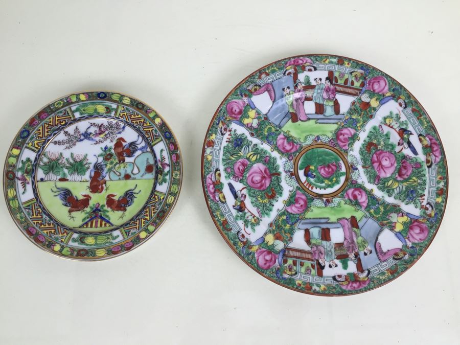 JUST ADDED - Pair Of A.C.F. Japanese Porcelain Ware Decorated in Hong Kong