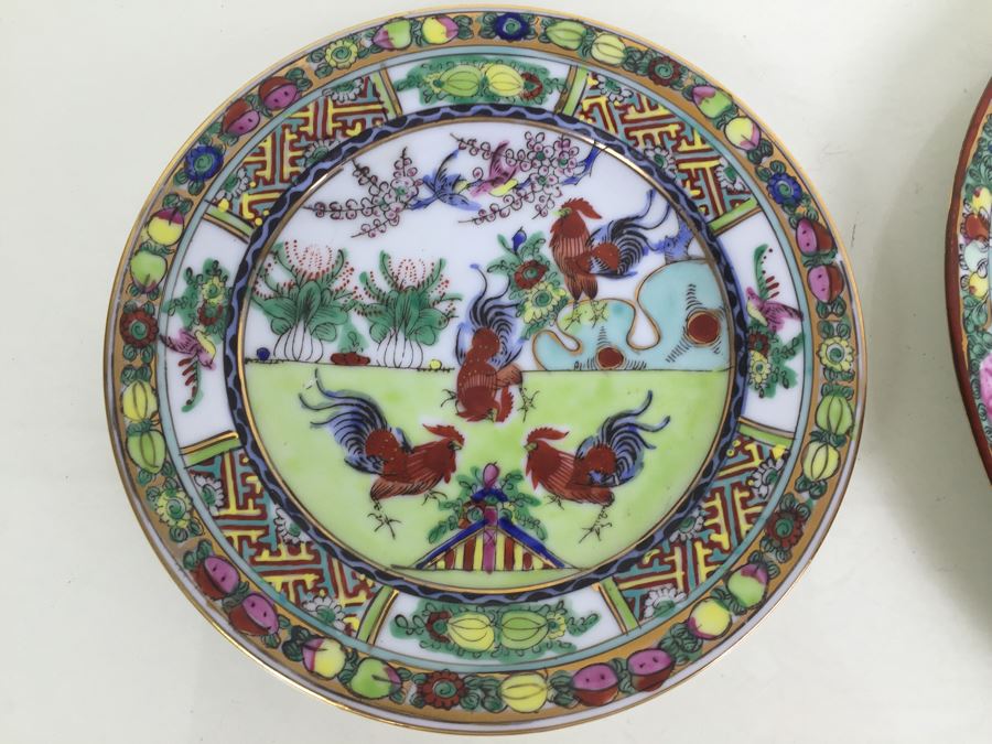 JUST ADDED - Pair Of A.C.F. Japanese Porcelain Ware Decorated in Hong Kong [Photo 3]