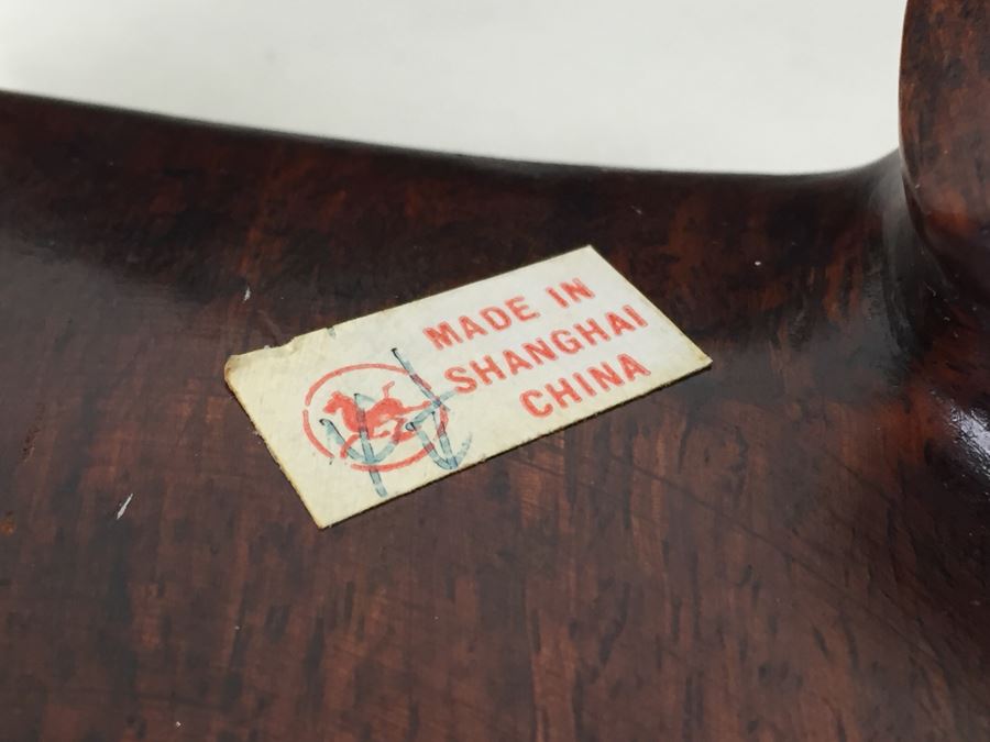 JUST ADDED - (8) Vintage Rosewood Carved Stands [Photo 7]