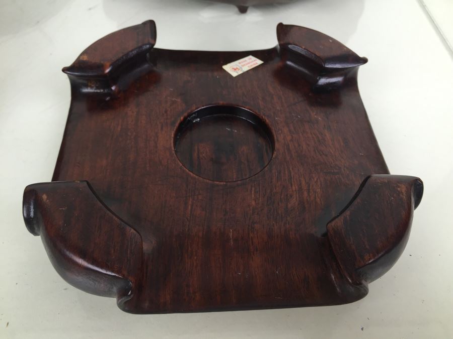 JUST ADDED - (8) Vintage Rosewood Carved Stands [Photo 6]
