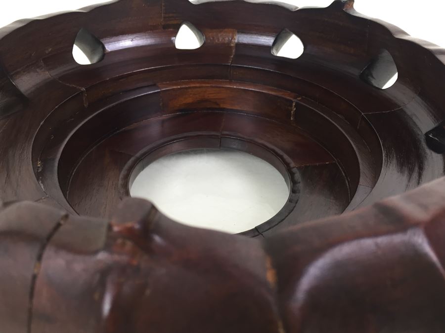 JUST ADDED - (8) Vintage Rosewood Carved Stands [Photo 28]