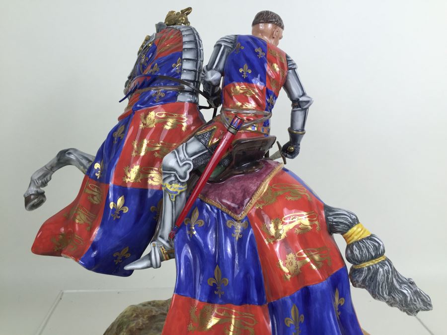 JUST ADDED - RARE Royal Doulton Henry V At Agincourt HN 3947 Prestige 1997 Signed By Michael Doulton Had $35,000 Price Tag [Photo 40]
