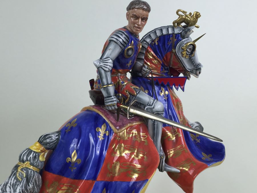 JUST ADDED - RARE Royal Doulton Henry V At Agincourt HN 3947 Prestige 1997 Signed By Michael Doulton Had $35,000 Price Tag [Photo 47]