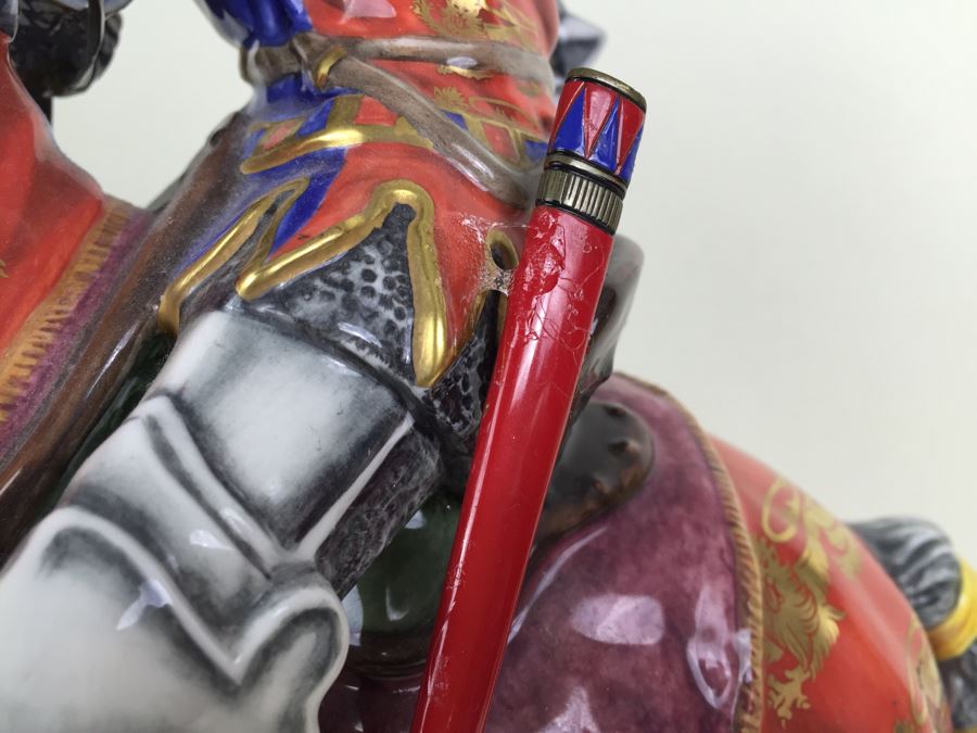 JUST ADDED - RARE Royal Doulton Henry V At Agincourt HN 3947 Prestige 1997 Signed By Michael Doulton Had $35,000 Price Tag [Photo 38]